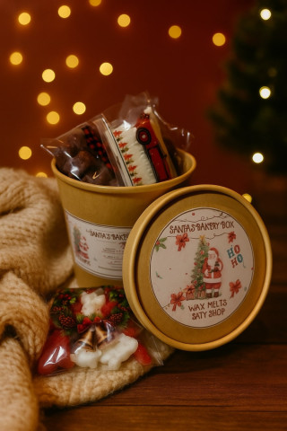SANTA'S BAKERY BOX WAX MELTS 150-160 gr