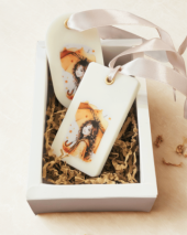 Μικρή προεπιλεγμένη φωτογραφία GOLD ORCHID 2 τμχ Αρωματικά ντουλάπας από φυτικό κερί σε κουτί
